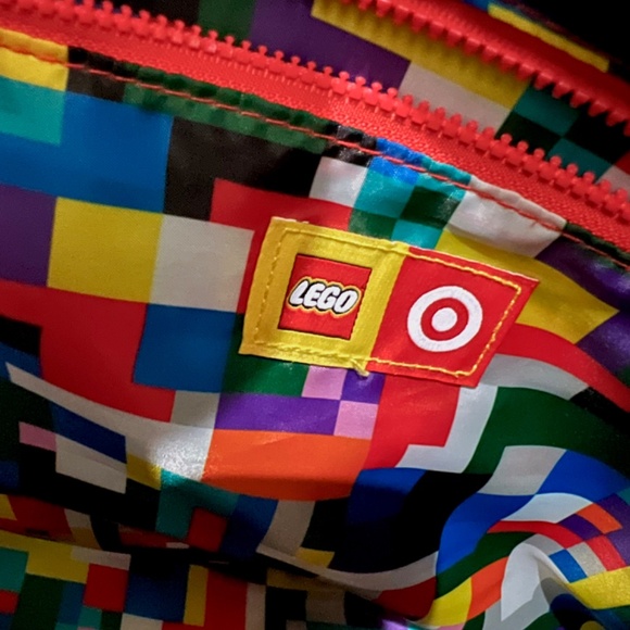 RARE LEGO x Target Weekender Tote Bag - Green/Turquoise Hardware - Picture 7 of 10